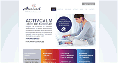 Desktop Screenshot of amindterapia.com